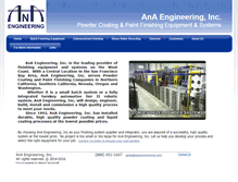 Tablet Screenshot of anaengineering.com